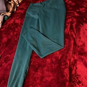 teal athletic legging